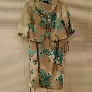 2 Piece Floral Dress and Jacket